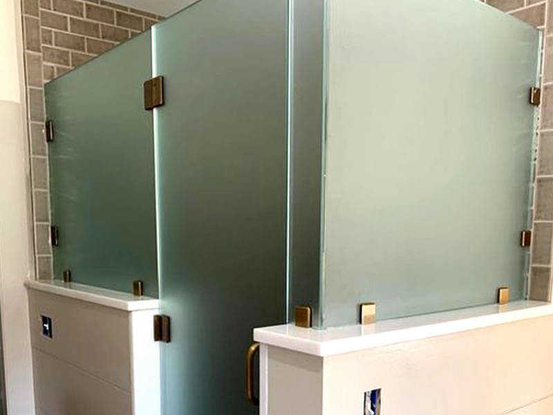 Northern Glass - MA privacy glass shower enclosure installation