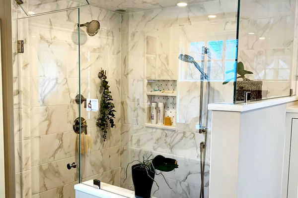 Northern Glass - NH shower glass install